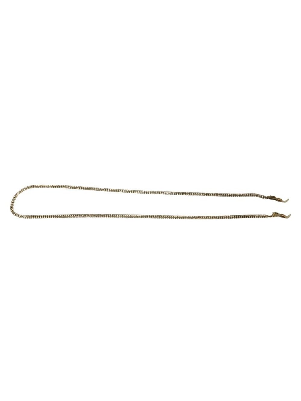 Gold Tone Rhinestone Chain Strap Holder for Reader Eyeglasses